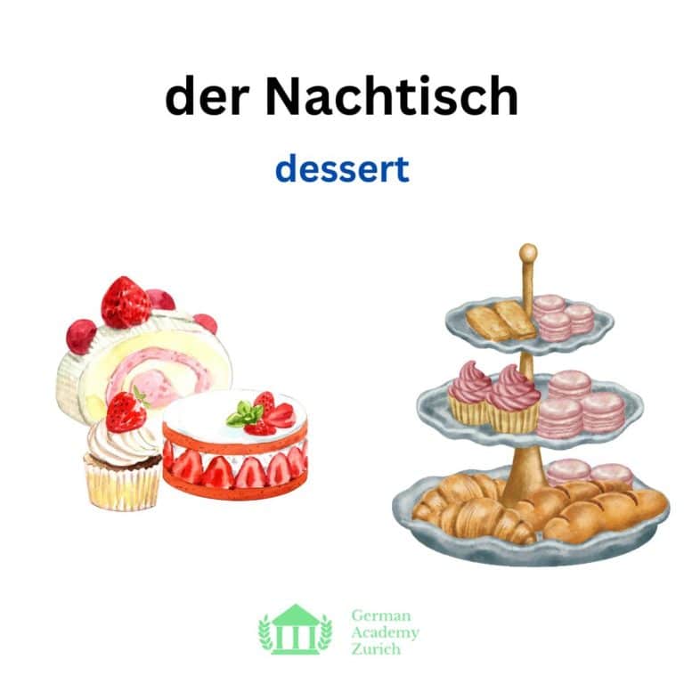 der Nachtisch