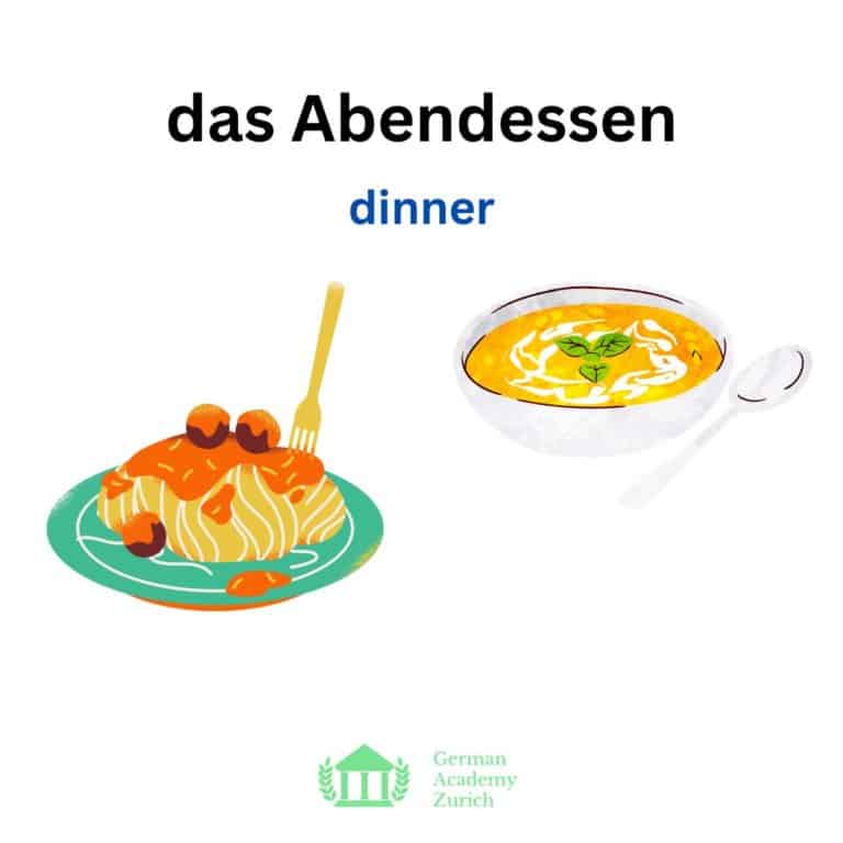 das Abendessen