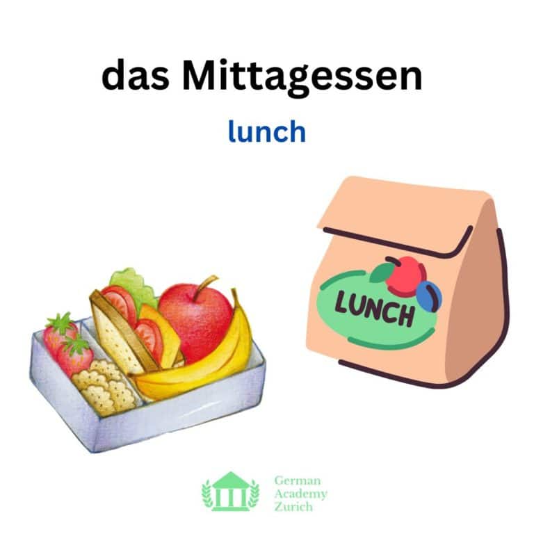 das Mittagessen