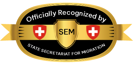 Officially recognized by SEM, State Secretariat for Migration