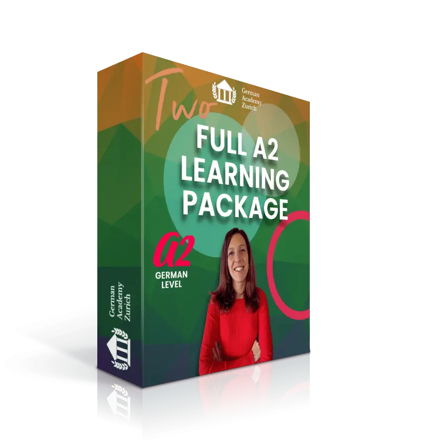 The full A1 learning package of the German Academy Zurich