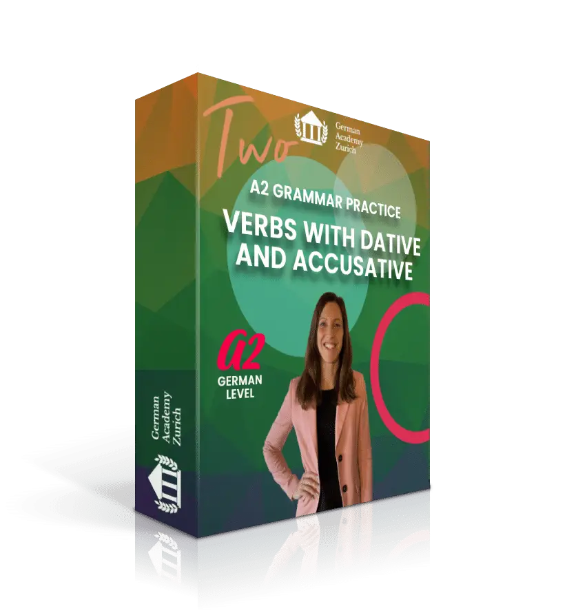 Learn German for Free - verbs with dative and accusative
